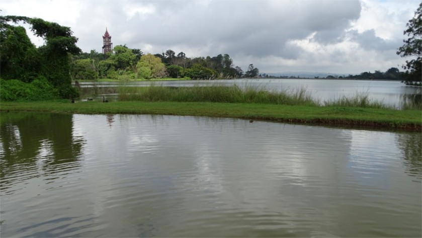 View over the lake in Kandawgyi garden in Pyin Oo Lwin