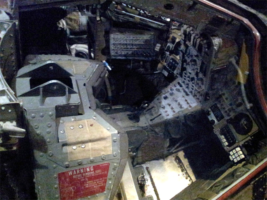 The Gemini 12 capsule on display in Adler Planetarium, Chicago