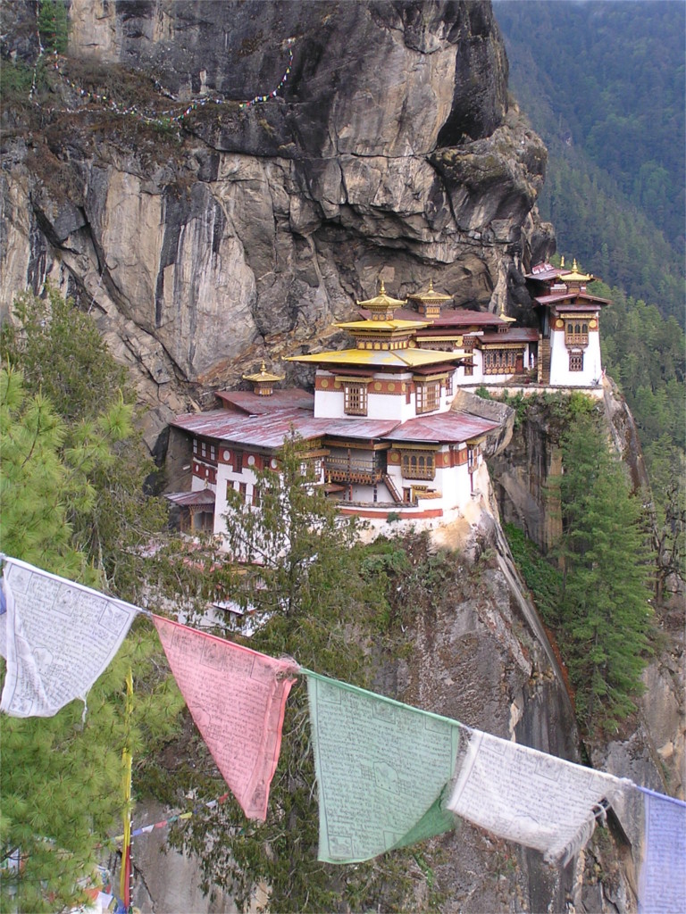 View of Takhtsang monastery, Bhutan