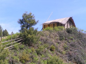 A farmer's hut in Ura, Bhutan